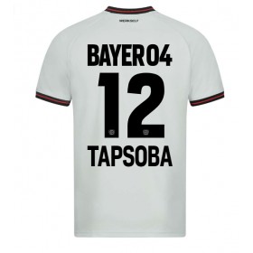 Bayer Leverkusen Edmond Tapsoba #12 Auswärtstrikot 2023-24 Kurzarm